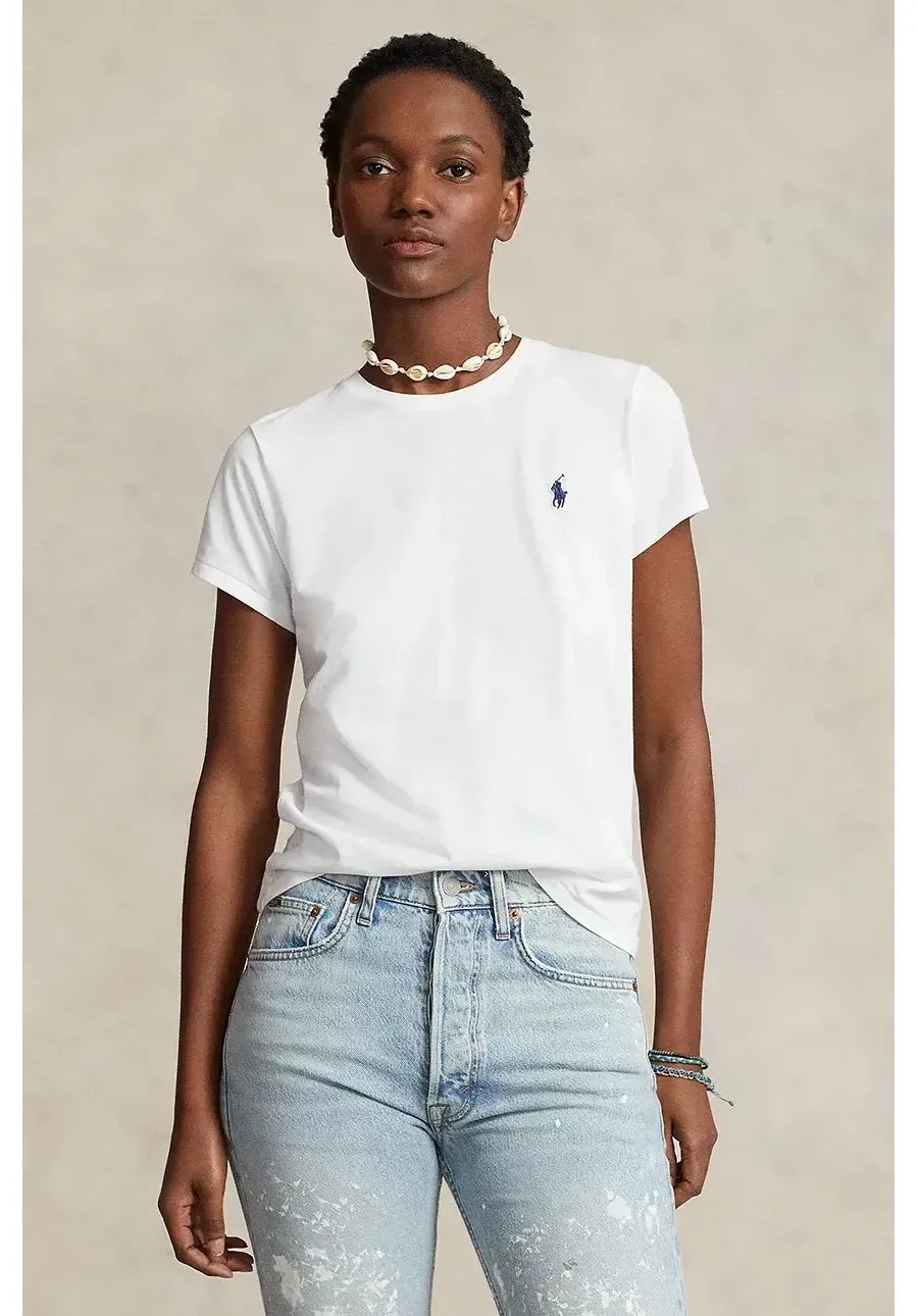 obrazek 1 Polo Ralph Lauren t-shirt bawełniany kolor biały 211898698
