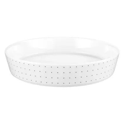 Zdjęcie Okrągła porcelanowa miska 20 cm zdobiona geometrycznym wzorem - Seltmann Weiden