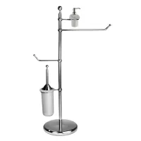 Picture A unique stand for towels, liquid soap, toilet paper and a toilet cleaning brush – 3SC