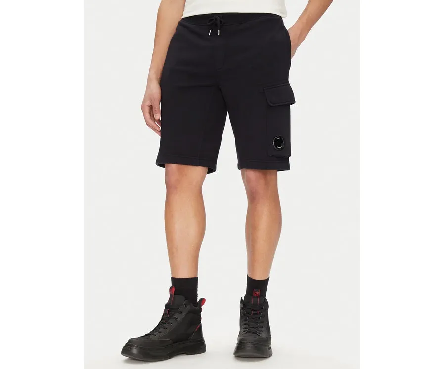 obrazek 1 C.P. Company Szorty sportowe 18CMSB101A110044G Granatowy Regular Fit