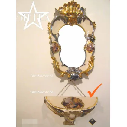 Picture Decorative ceramic console for elegant interiors