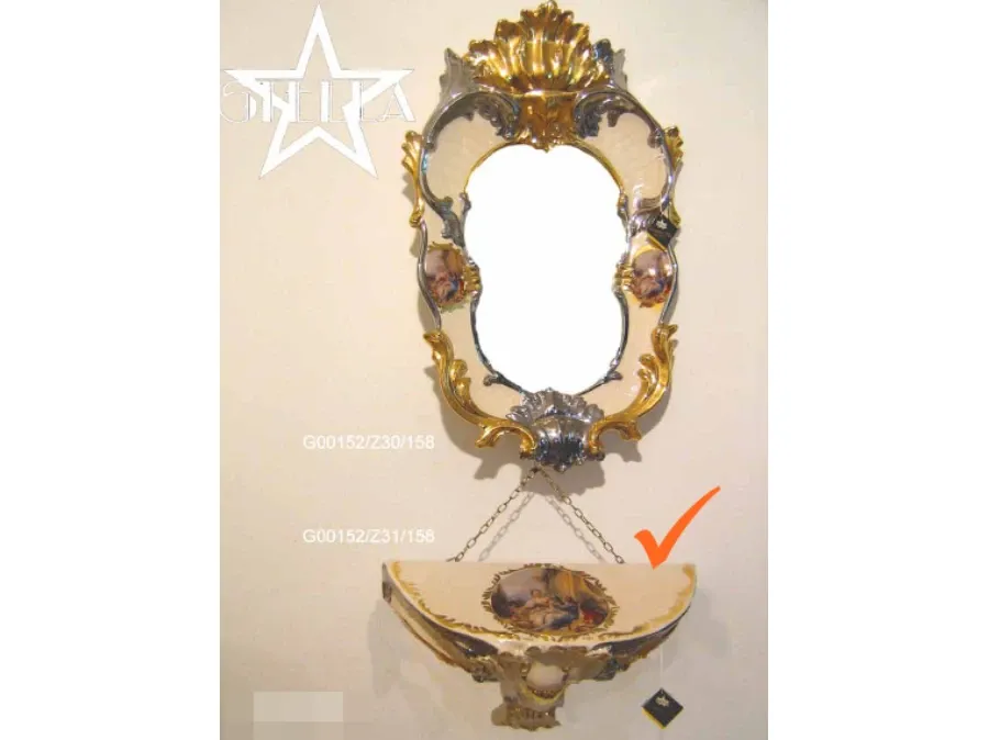 obrazek 1 Dekoracyjna ceramiczna konsola do eleganckich wnętrz