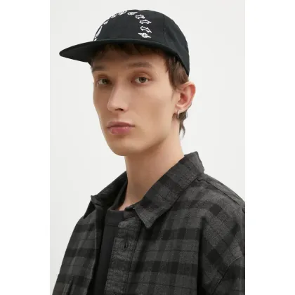 Zdjęcie Carhartt WIP czapka z daszkiem bawełniana Greatest Hits Cap kolor czarny z aplikacją I034359.0D2XX