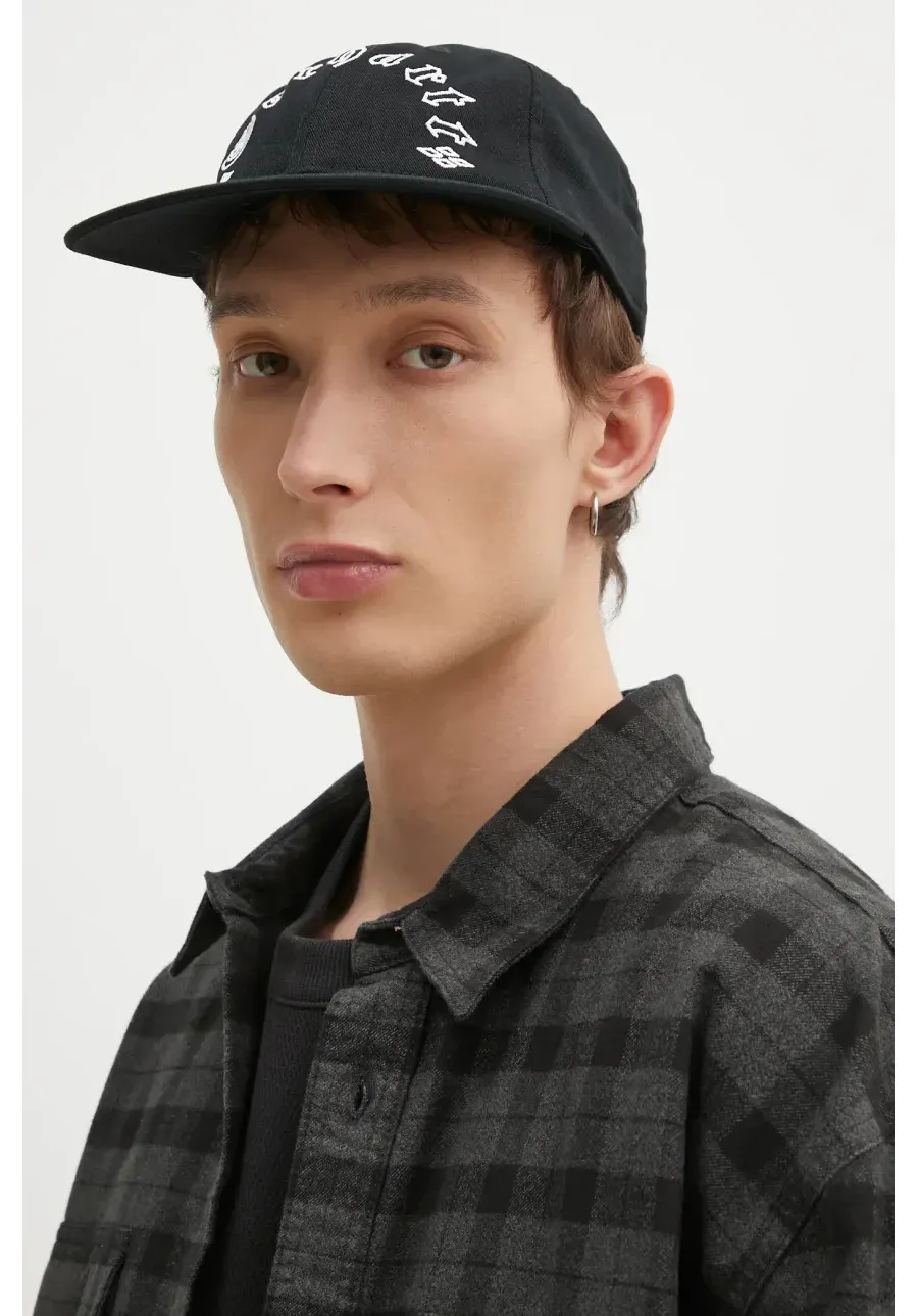 obrazek 1 Carhartt WIP czapka z daszkiem bawełniana Greatest Hits Cap kolor czarny z aplikacją I034359.0D2XX