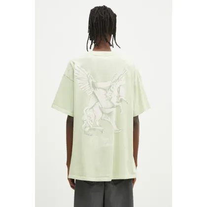 Zdjęcie Represent t-shirt bawełniany Elegance In Motion męski kolor zielony z nadrukiem MLM41066.37