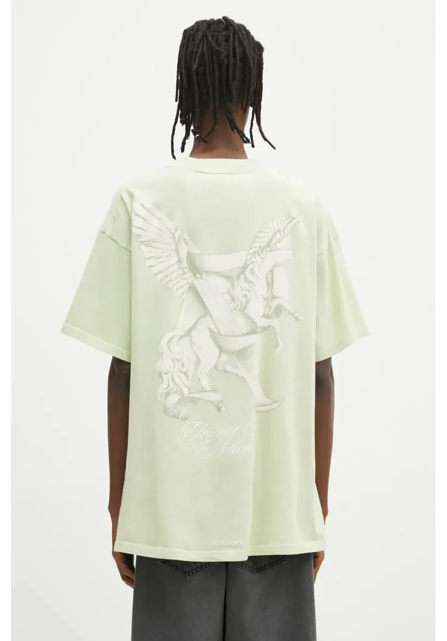 obrazek 1 Represent t-shirt bawełniany Elegance In Motion męski kolor zielony z nadrukiem MLM41066.37