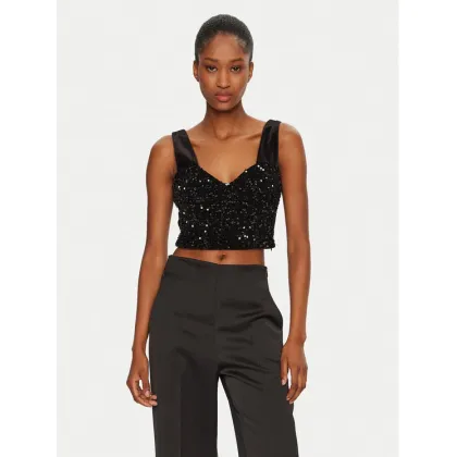 Zdjęcie Rinascimento Top CFC0121942003 Czarny Slim Fit