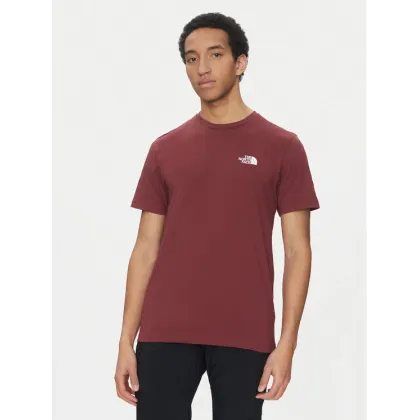 Zdjęcie The North Face T-Shirt Simple Dome NF0A87NG Bordowy Regular Fit