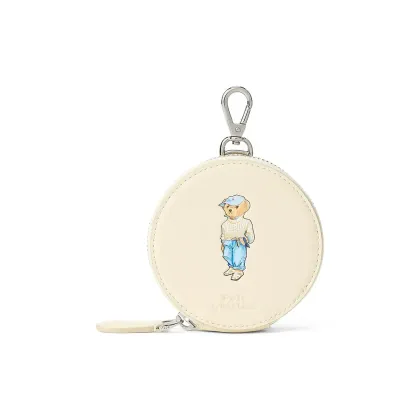 Zdjęcie Polo Ralph Lauren brelok skórzany damski kolor beżowy 427967719