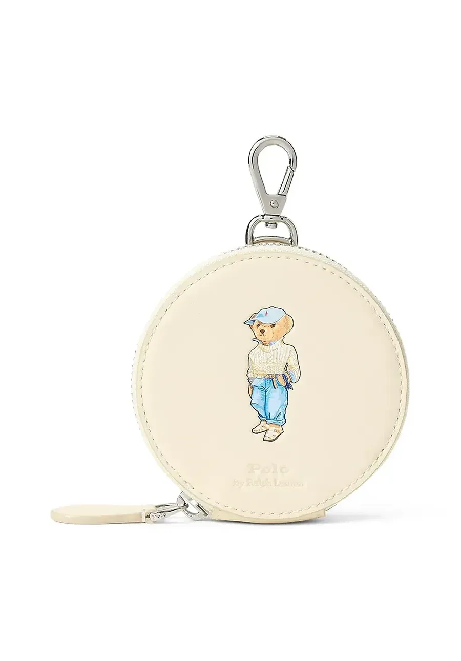 obrazek 1 Polo Ralph Lauren brelok skórzany damski kolor beżowy 427967719