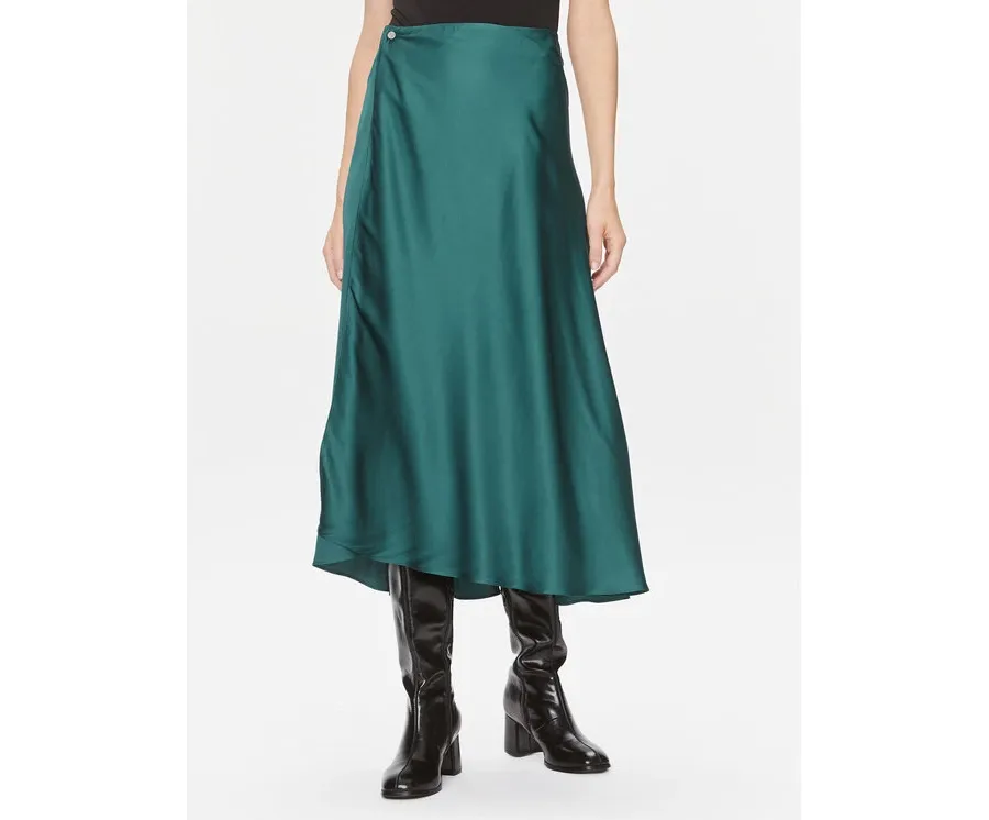 obrazek 1 Samsøe Samsøe Spódnica midi Victoria Bias F23300149 Zielony Regular Fit