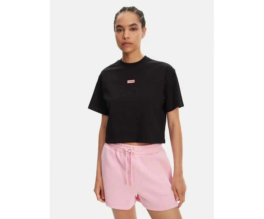 obrazek 1 Hunter T-Shirt Leona HARW0070251 Czarny Boxy Fit