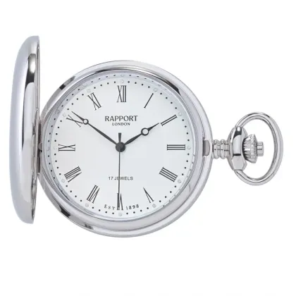 Picture Silver pocket watch with a diameter of 48 mm