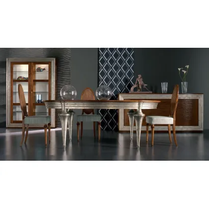 Zdjęcie Włoski klasyczny owalny stół z przedłużeniami do ekskluzywnego apartamentu – Cantiero