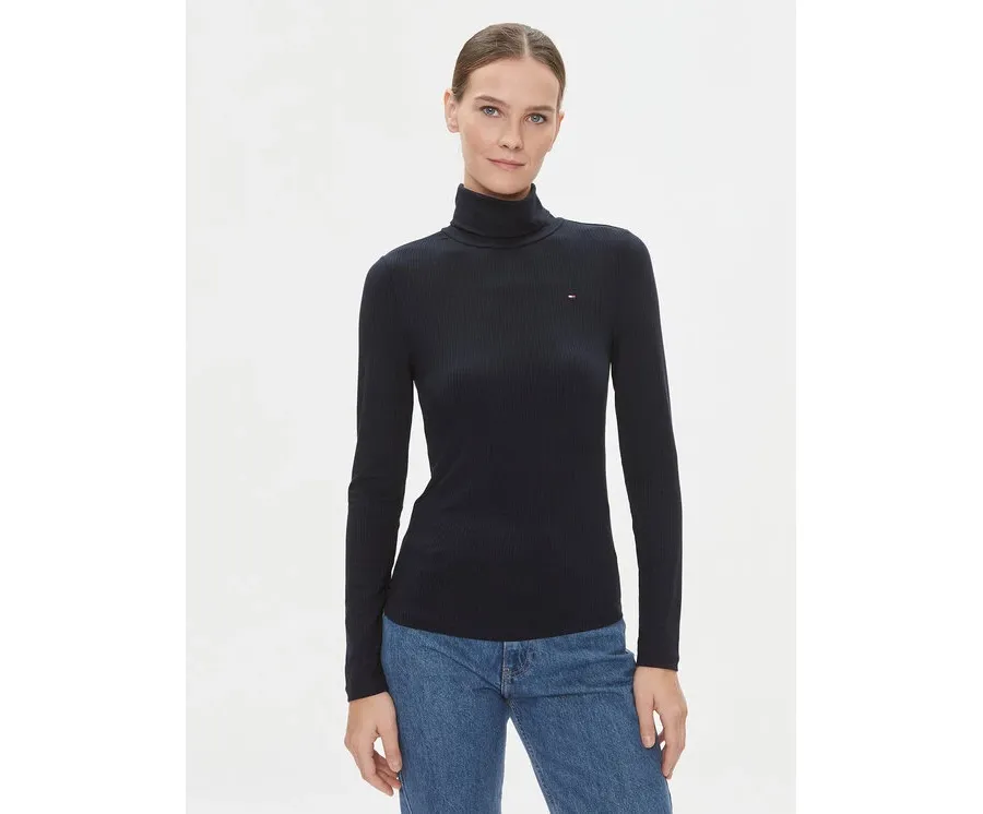 obrazek 1 Tommy Hilfiger Golf 5x2 WW0WW39826 Granatowy Slim Fit