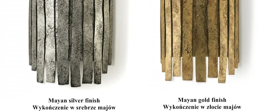 obrazek 3 Artystyczna mała lampa ścienna wykonana ze stali