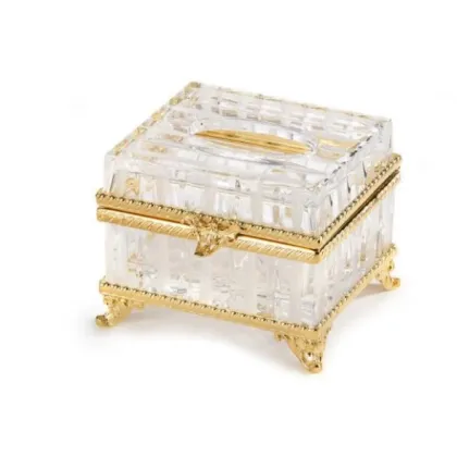 Zdjęcie Kryształowy pojemnik na chusteczki