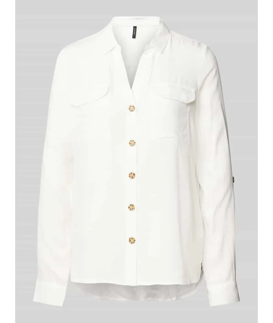 obrazek 1 Vero Moda Koszula Bumpy 10275283 Biały Regular Fit