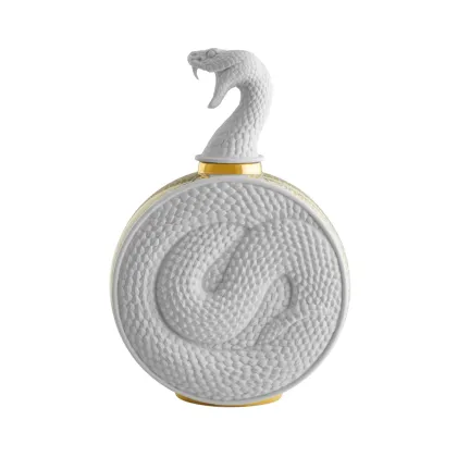 Picture Porcelain bottle with a snake in Art Deco style - Vista Alegre