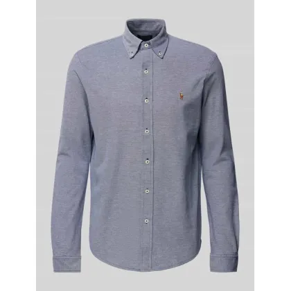 Zdjęcie Koszula casualowa o kroju regular fit z wyhaftowanym logo