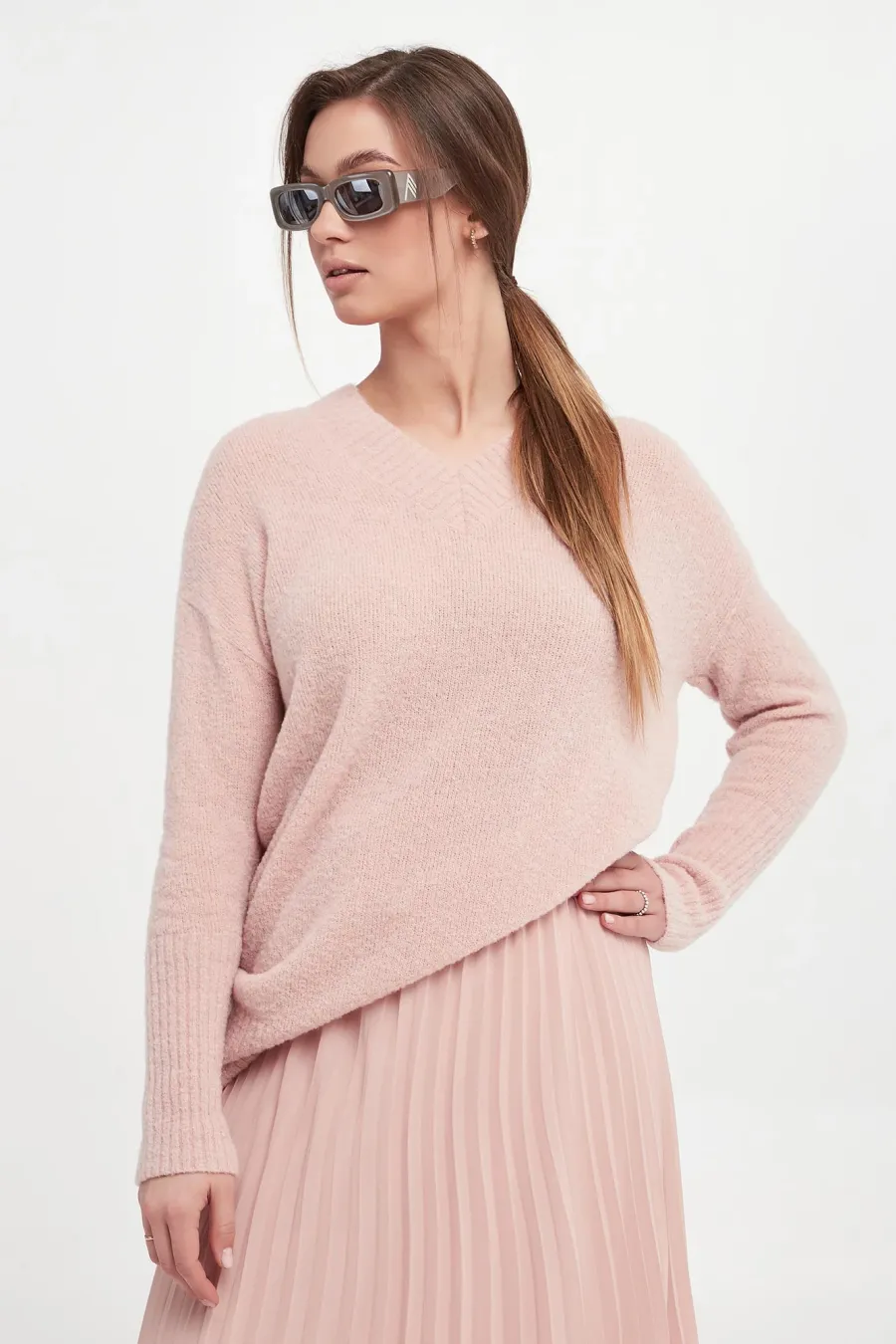 obrazek 1 Sweter damski wełniany Nimbe MARELLA MONOCHROME Marella