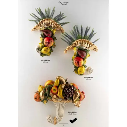 Picture A left cornucopia with lots of fruit - Valle d'oro Patchi