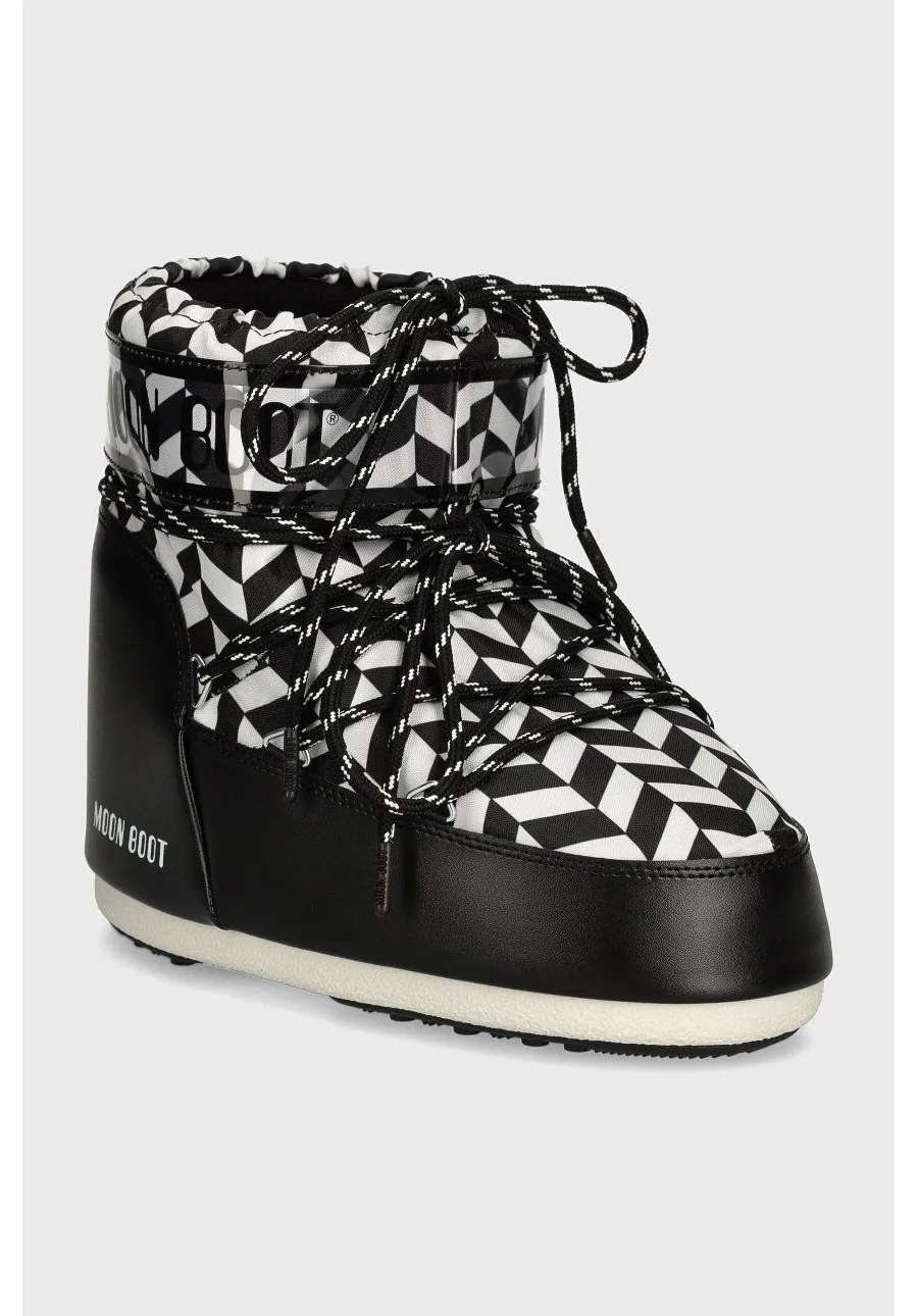 obrazek 1 Moon Boot śniegowce MB ICON LOW OPTICAL kolor czarny 80D1409550 NA02