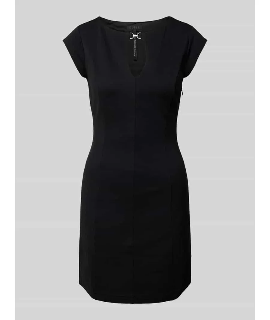 obrazek 1 Sukienka mini z wycięciem w kształcie łezki model ‘DOROTEA’