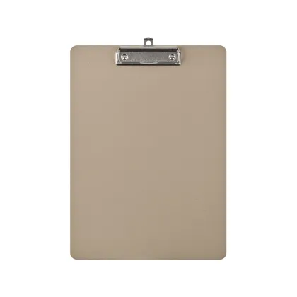 Zdjęcie Stylowa podkładka na dokumenty A4 ze skóry w kolorze cappuccino