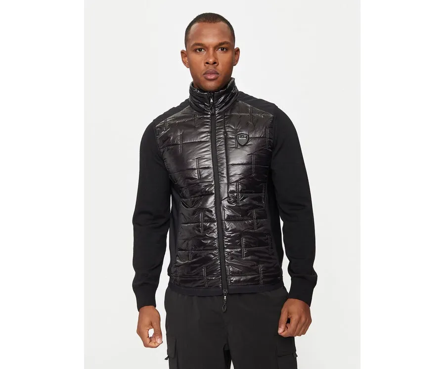 obrazek 1 EA7 Emporio Armani Kamizelka 6DPQ06 PNHTZ 1200 Czarny Slim Fit