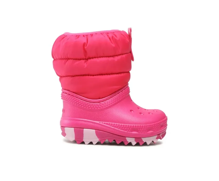 obrazek 1 Crocs Śniegowce Classic Neo Puff Boot T 207683 Różowy
