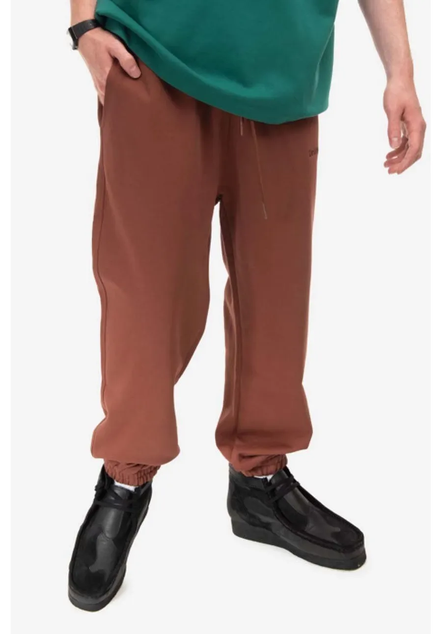 obrazek 1 Drôle de Monsieur spodnie dresowe bawełniane kolor brązowy BP100.BROWN-BROWN