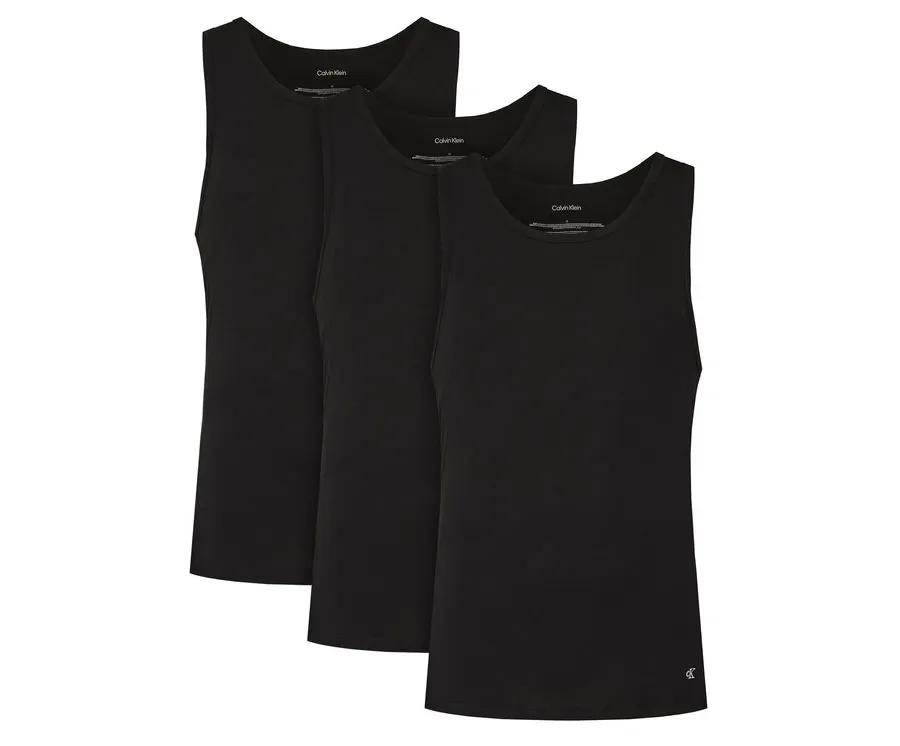 obrazek 1 Calvin Klein Underwear Komplet 3 tank topów Tank 3Pk LV00NB4184 Czarny Slim Fit