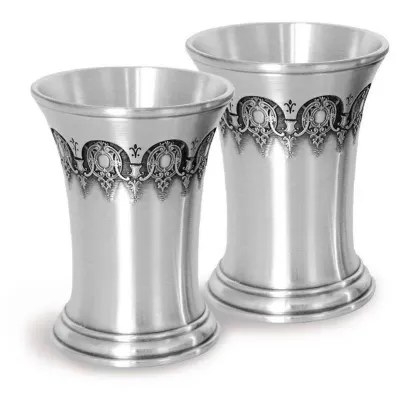 Zdjęcie Elegancki komplet 2 kieliszków ze zdobieniami do wódki