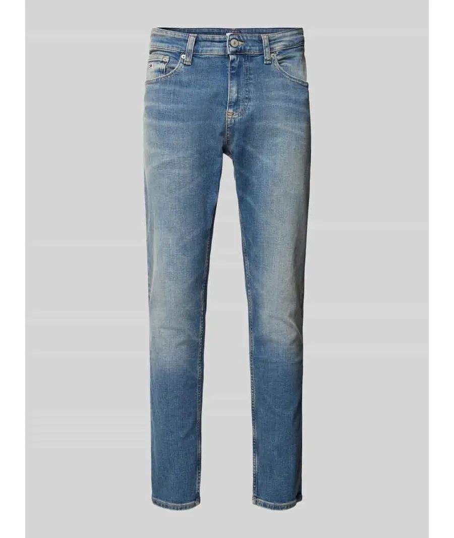 obrazek 1 Jeansy o kroju slim fit z 5 kieszeniami model ‘AUSTIN’