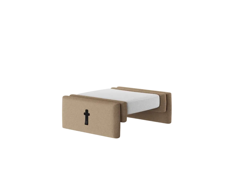 obrazek 2 Piękny stołek w stylu modernistycznym