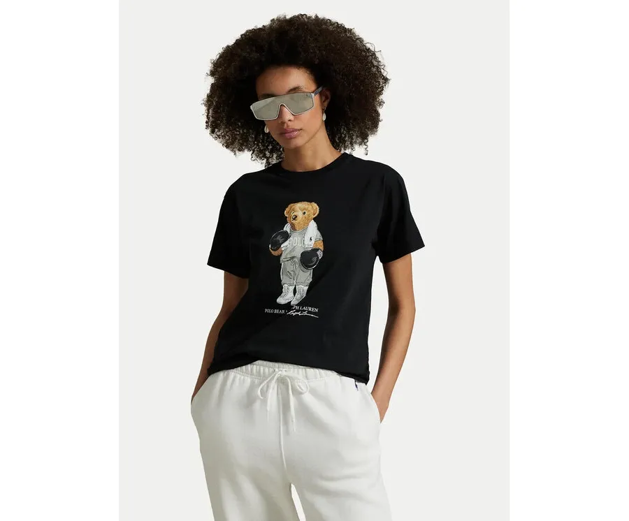 obrazek 1 Polo Ralph Lauren T-Shirt 211971709001 Czarny Relaxed Fit