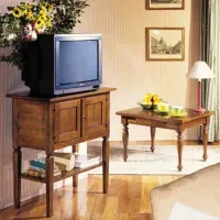 Picture Classic Italian 2-door TV cabinet with shelf - Zanini
