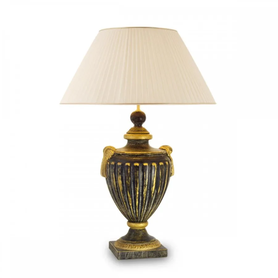 obrazek 1 Lampa stołowa z ceramiki H.56xL.30xP.26 cm