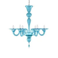 Picture A prestigious Italian chandelier made of Murano glass for the living room