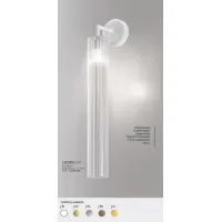 Zdjęcie Luksusowa szklana lampa ścienna - Il Paralume Marina