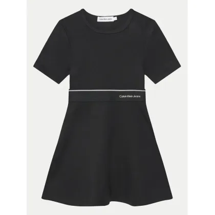 Zdjęcie Calvin Klein Jeans Sukienka codzienna Logo Tape IG0IG02310 M Czarny Regular Fit