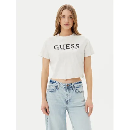 Zdjęcie Guess T-Shirt V5GI19 I3Z14 Écru Regular Fit