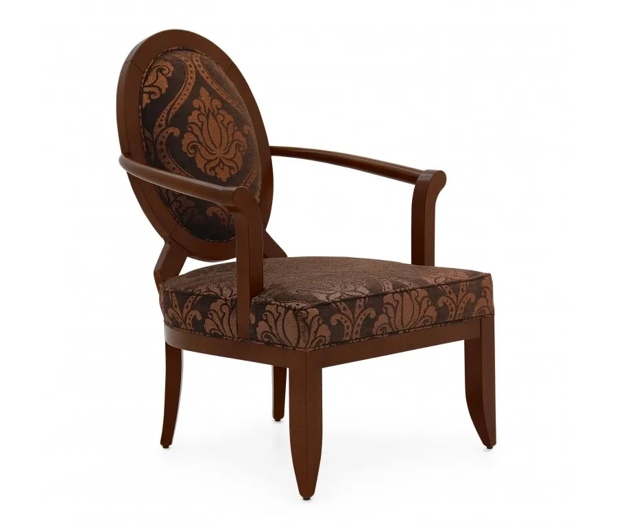 obrazek 1 Bukowy ekskluzywny fotel w stylu art deco - Sevensedie