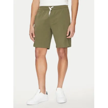 Zdjęcie Tommy Hilfiger Szorty sportowe UM0UM03364 Zielony Regular Fit