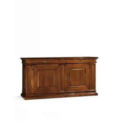 Zdjęcie Kredens z 2 drzwiami i 2 szufladami w komplecie z 2 półkami 230cm - Zanini