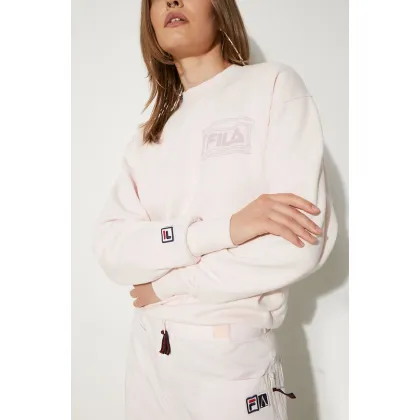Zdjęcie Fila bluza bawełniana Fila x Aries damska kolor różowy z nadrukiem 42PS24ST010122270227