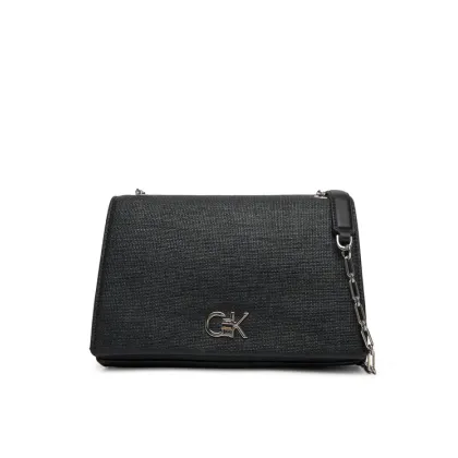 Zdjęcie Calvin Klein Torebka Ck Medium Conv Chain Bag_Tex K60K613177 Czarny