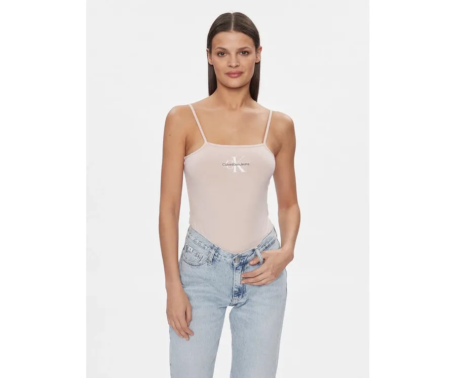 obrazek 1 Calvin Klein Jeans Body Monologo J20J223421 Różowy Slim Fit