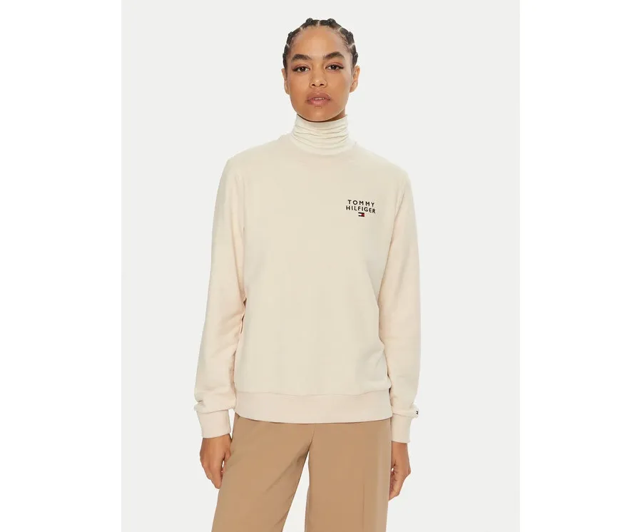 obrazek 1 Tommy Hilfiger Bluza UW0UW04521 Beżowy Regular Fit